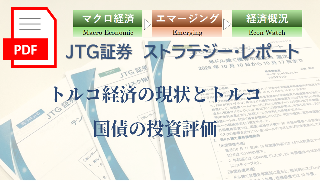 トルコ経済の現状とトルコ国債の投資評価
