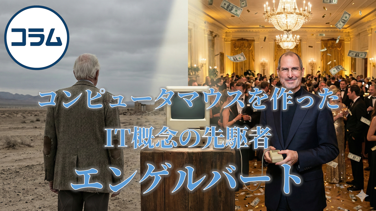 コンピュータマウスを作ったIT概念の先駆者：エンゲルバート