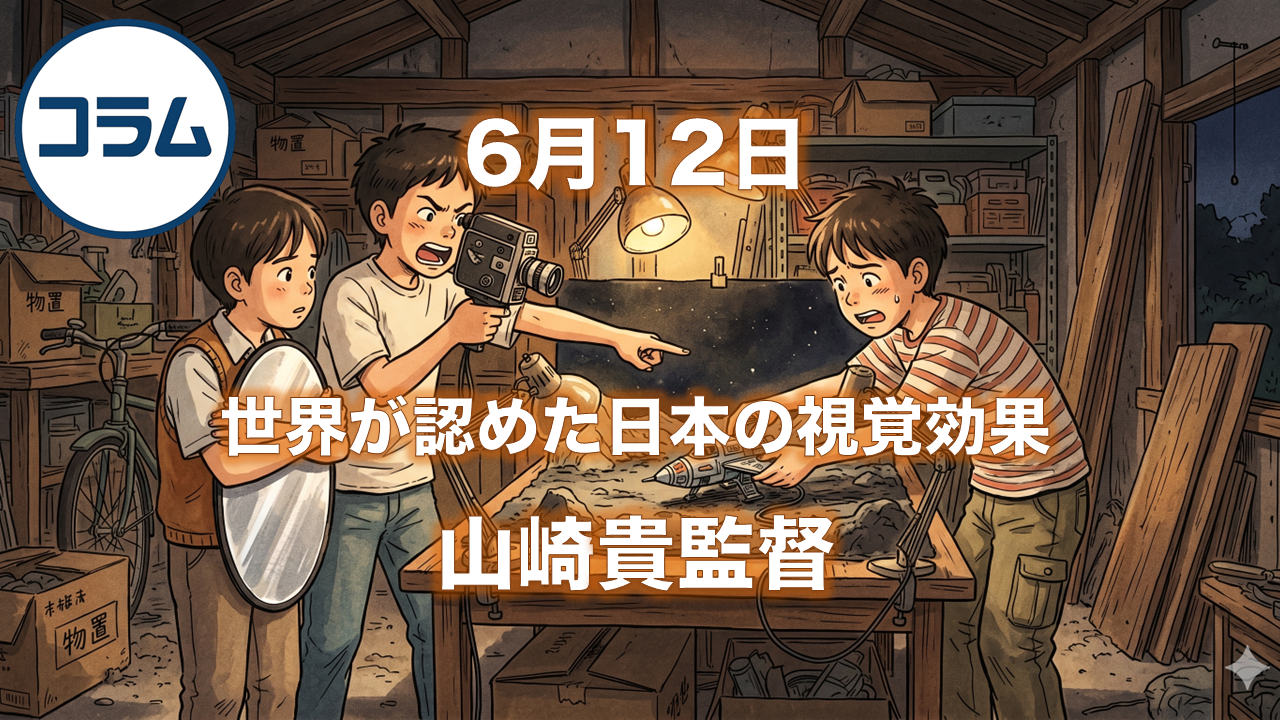 6月12日は、日本の視覚効果技術で名を挙げた山崎貴監督の誕生日