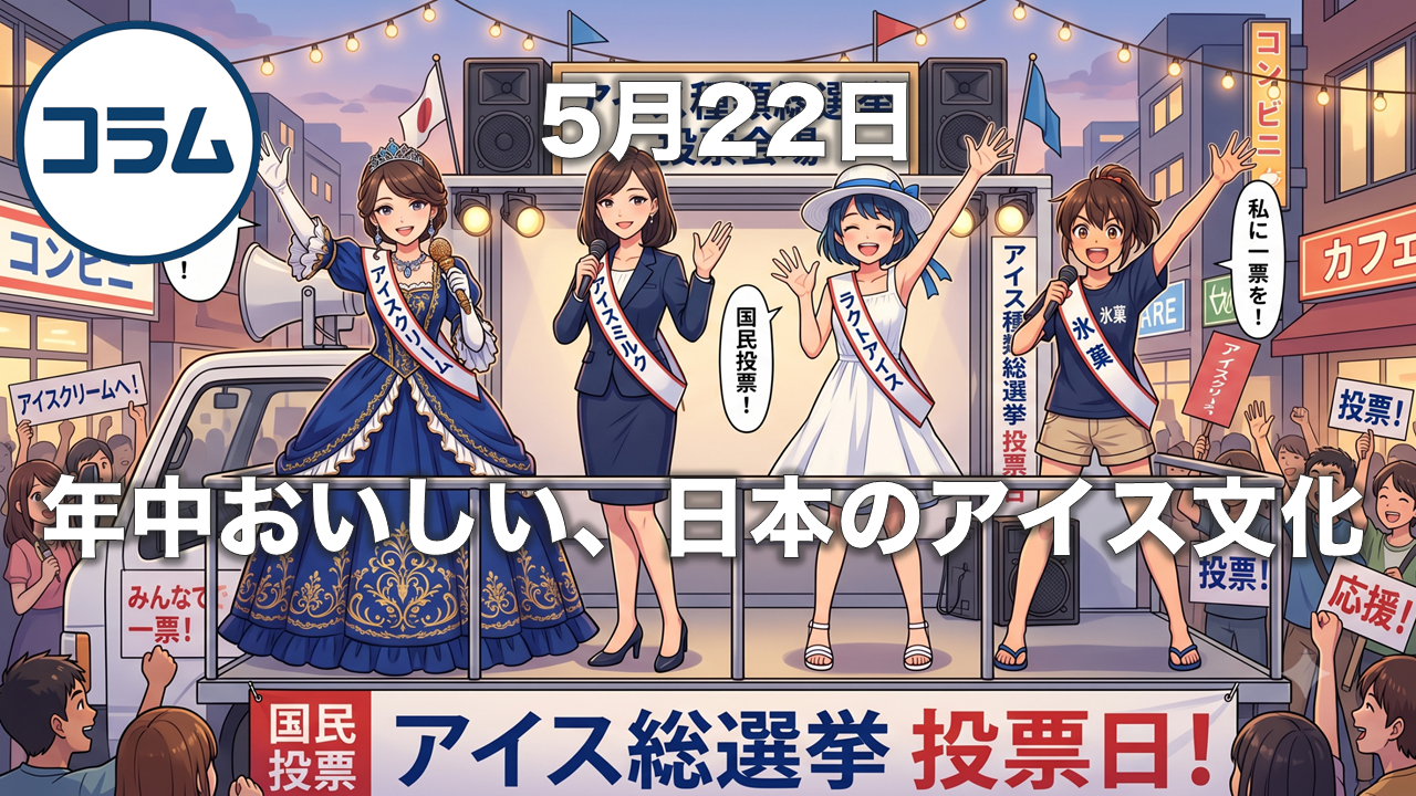 年中おいしい、日本のアイス文化